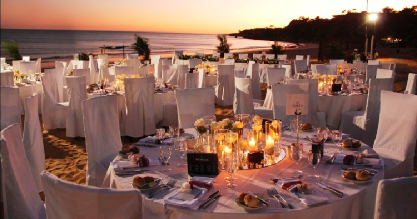 Beach Wedding Reception Elegante Catering