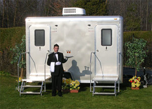 Rustic Wedding Deluxe Porta-Potty