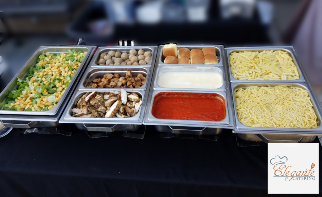 pasta bar catering menu choices