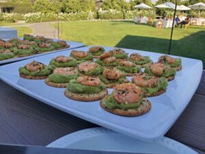 shrimp mini guacamole bites appetizers at the grove of redlands